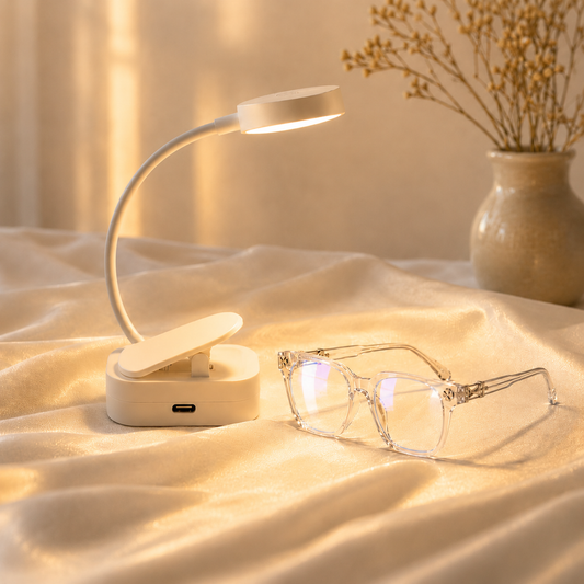 Kit Duo Écrans — Lampe + Lunettes Anti-Lumière Bleue